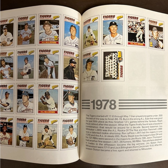 🛍️FOUR 4 THIRTY🛍️ Topps Baseball Cards Of The Detroit Tigers 1952-1988 Paperback - Picture 9 of 14